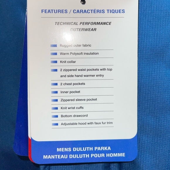 Misty mountain winter parka, 2XL blue BNWT - Picture 6 of 8